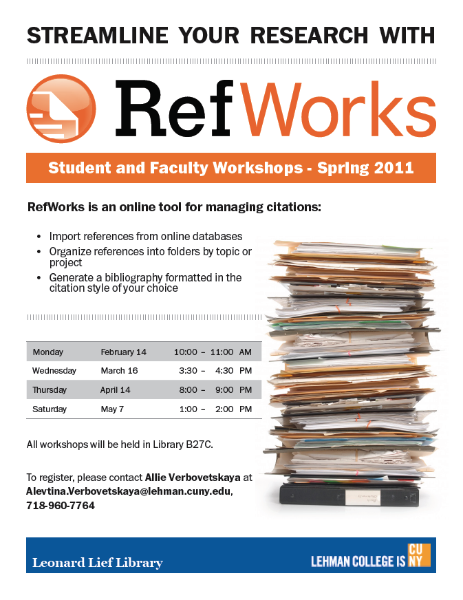 RefWorks Flyer